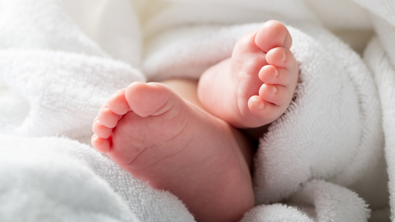 Bild von Füssen von Babys